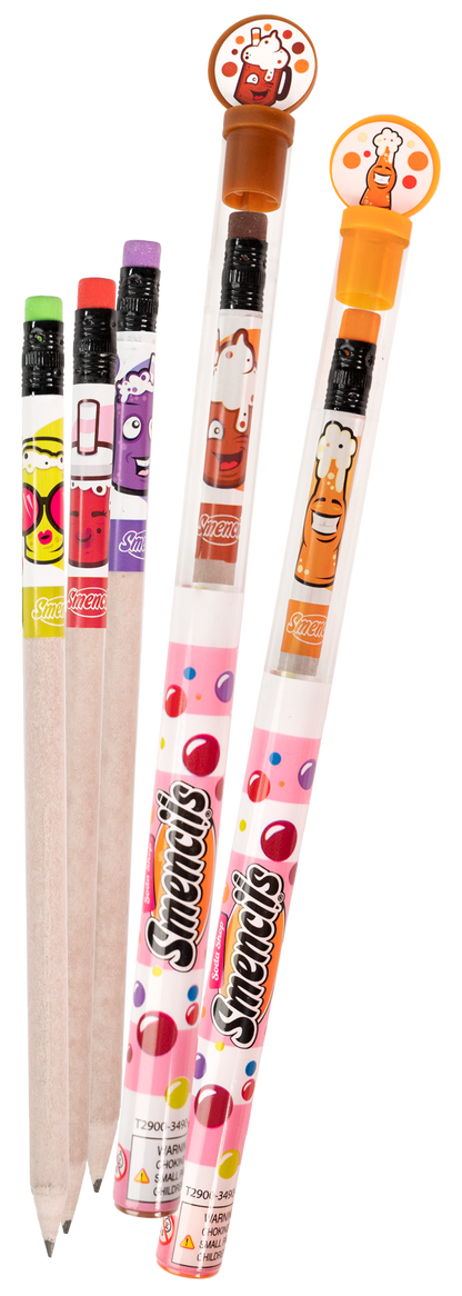 Pack of 5 Soda Shop Smencils, Scented Pencils